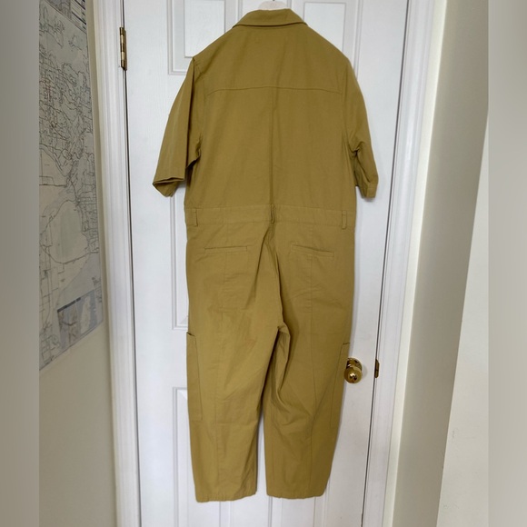 ⭐️ Shades of Grey by Micah Cohen jumpsuit mustard size medium - Picture 5 of 8